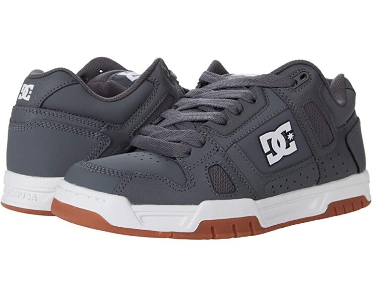 DC Shoes Stag Grey серые нубук мужские-женские (40-44)