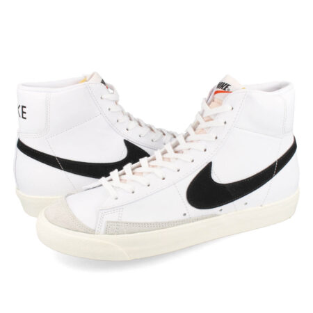 Nike Blazer Mid белые с черным кожа-нубук женские (35-40)