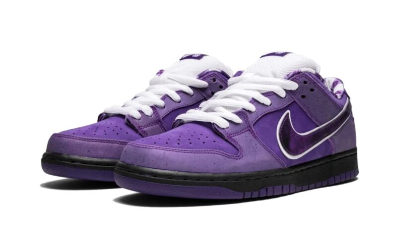 Nike SB Dunk Low Purple Lobster фиолетовый с белым нубук мужские-женские (40-44)