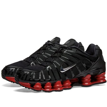 Nike Shox TL черные с красным мужские (39-44)