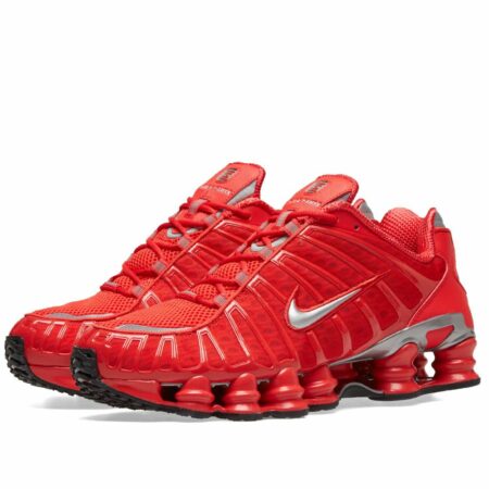 Nike Shox TL красные с серебряным мужские (39-44)